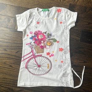 Floral Bicycle T-Shirt